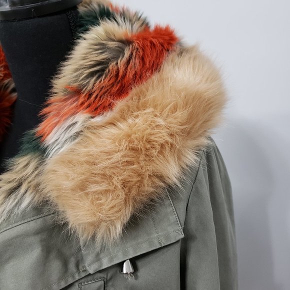 Faux Fur-Lined Anorak Jacket - Picture 2 of 9
